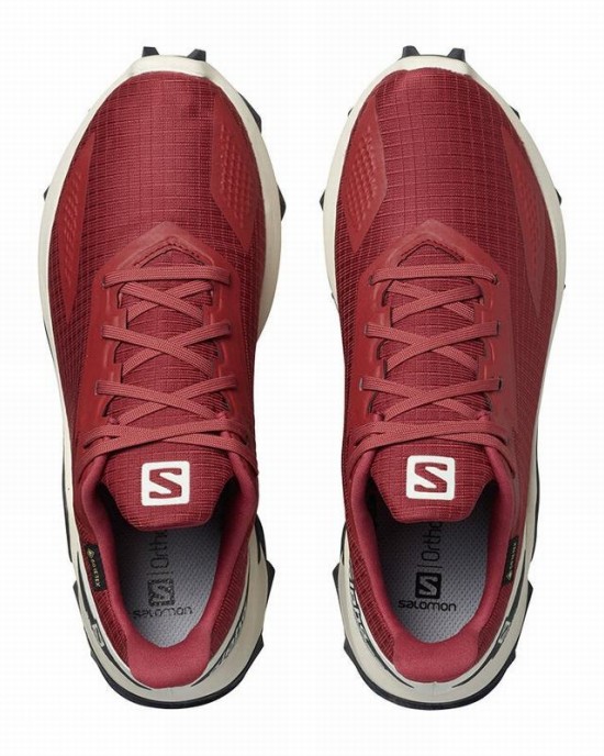 Salomon Alphacross Blast Gtx W Trail Running Shoes Red Women