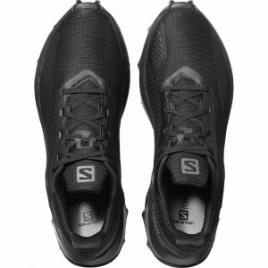 Salomon Alphacross Blast Trail Running Shoes Black Men