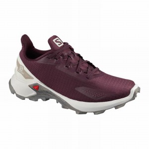 Salomon Alphacross Blast Trail Running Shoes Burgundy Women