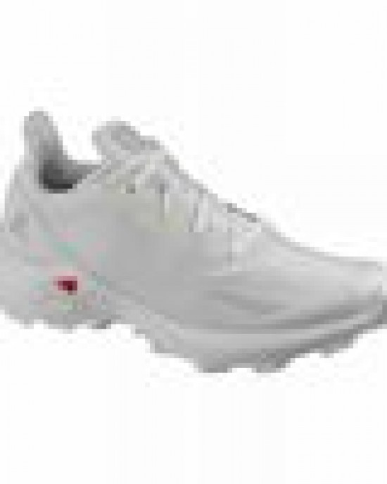 Salomon Alphacross Blast Trail Running Shoes Grey/White Women