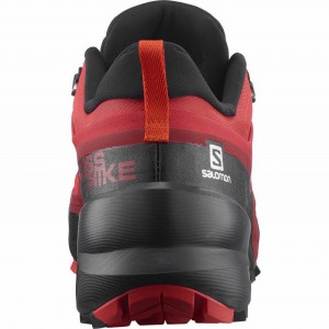 Salomon Cross Hike Gore-Tex Hiking Shoes Black/Red Orange Men