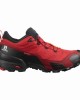 Salomon Cross Hike Gore-Tex Hiking Shoes Black/Red Orange Men