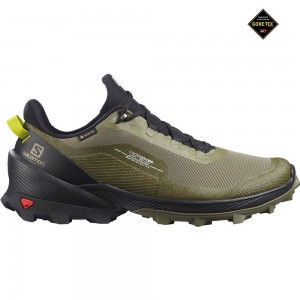 Salomon Cross Over Gore-Tex Running Shoes Deep Green Men