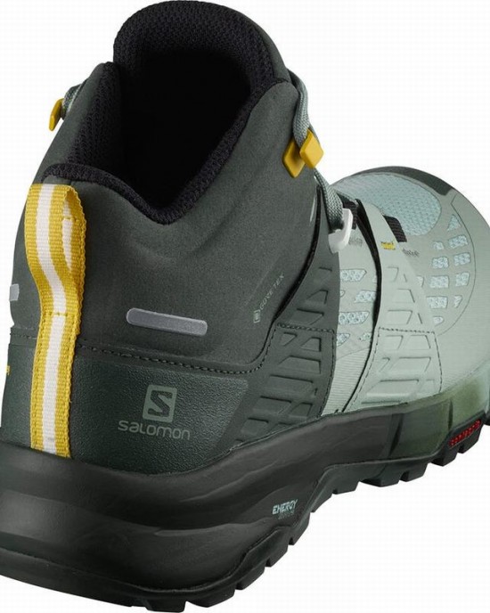 Salomon Odyssey Mid Gtx W Hiking Shoes Green Women