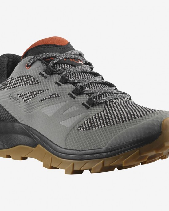 Salomon Outline Gore-Tex Hiking Shoes Grey Men