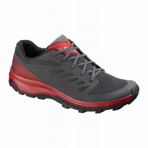 Salomon Outline Hiking Shoes Dark Blue/Red Men