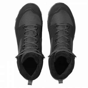 Salomon Outsnap Climasalomon Waterproof Winter Boots Black Men