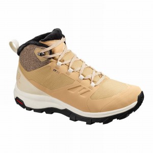 Salomon Outsnap Climasalomon Waterproof Winter Boots Brown Women