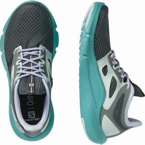 Salomon Predict Mod Road Running Shoes Dark Green/Purple Women