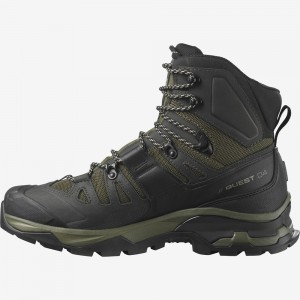 Salomon Quest 4 Gore-Tex Hiking Boots Olive Men