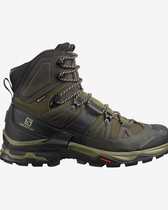 Salomon Quest 4 Gore-Tex Hiking Boots Olive Men