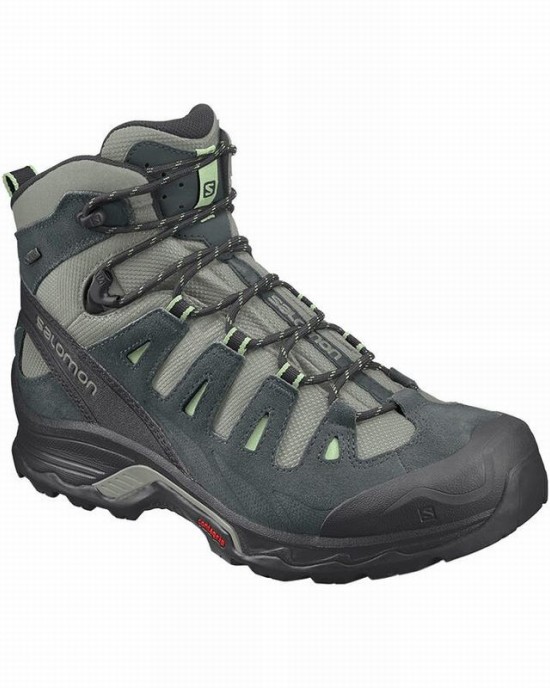 Salomon Quest Prime Gtx W Hiking Boots Grey/Green Women