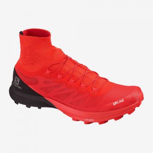 Salomon S/Lab Sense 8 Sg Trail Running Shoes Red Women