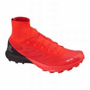 Salomon S/Lab Sense 8 Softground Trail Running Shoes Red/Black Men