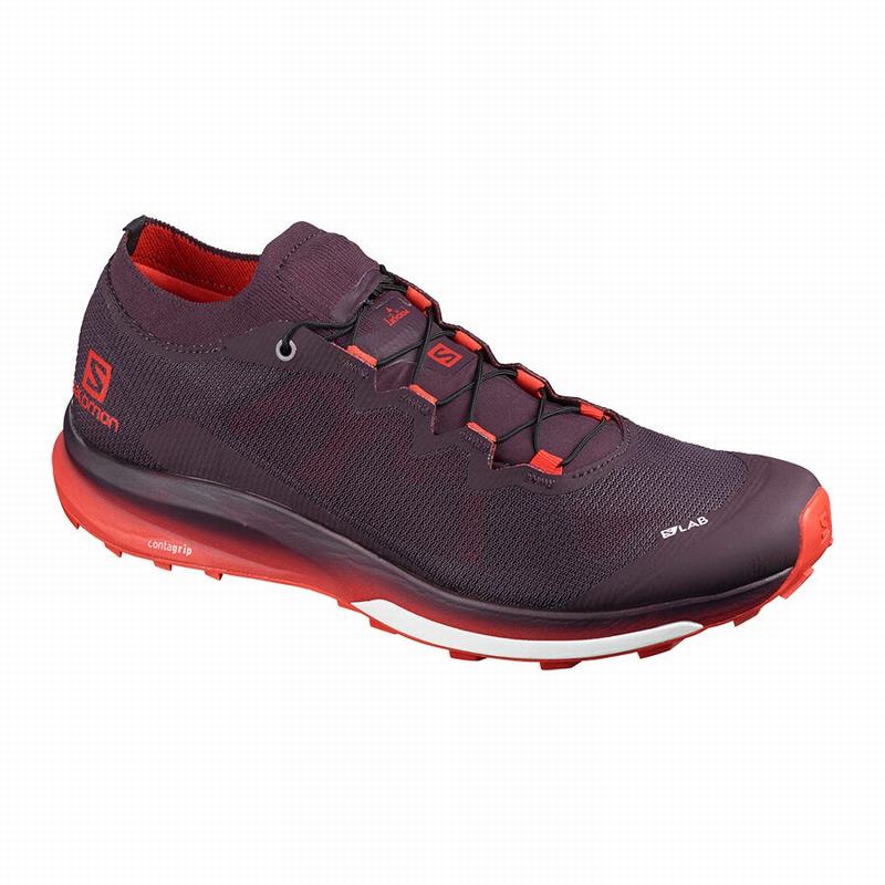 Salomon S Lab Ultra 3 Trail Running Shoes Red Women