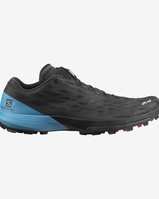 Salomon S/Lab Amphib 2 Trail Running Shoes Black/Blue Men