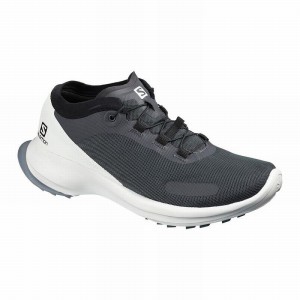 Salomon Sense Feel W Trail Running Shoes Grey/White Women