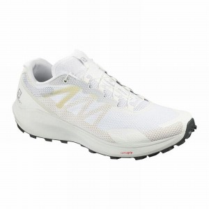 Salomon Sense Ride 3 Trail Running Shoes White Men