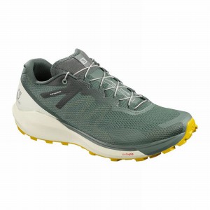 Salomon Sense Ride 3 Trail Running Shoes Olive Men