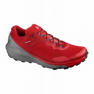 Salomon Sense Ride 3 Trail Running Shoes Red Men