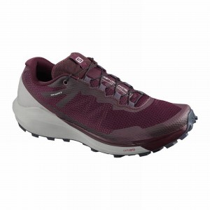 Salomon Sense Ride 3 W Running Shoes Burgundy/Coral Women