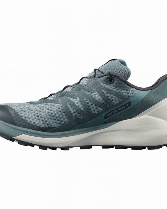 Salomon Sense Ride 4 Running Shoes Green Men Salomon Sense Ride 4 Running Shoes Green Men