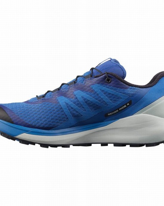 Salomon Sense Ride 4 Running Shoes Blue Men Salomon Sense Ride 4 Running Shoes Blue Men
