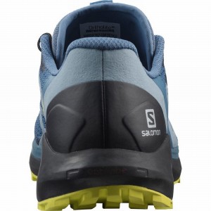 Salomon Sense Ride 4 Trail Running Shoes Blue/Black Men
