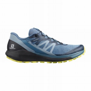 Salomon Sense Ride 4 Trail Running Shoes Blue/Black Men