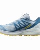 Salomon Sense Ride 4 Trail Running Shoes Blue/Lemon Women