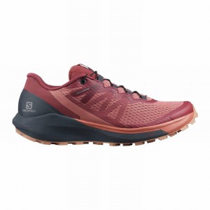 Salomon Sense Ride 4 Trail Running Shoes Dark Red Women