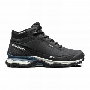 Salomon Shelter Cswp Advanced Trail Running Shoes Black/Blue Men