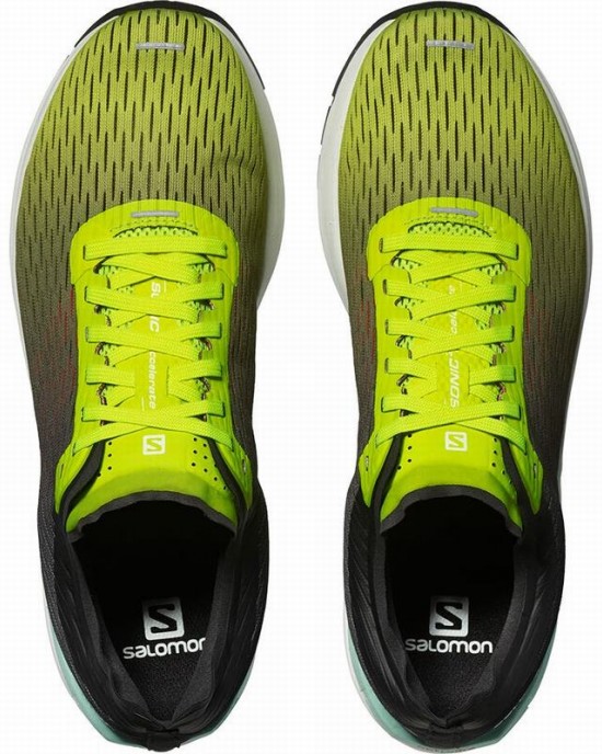 Salomon Sonic 3 Accelerate Running Shoes Yellow/White Men