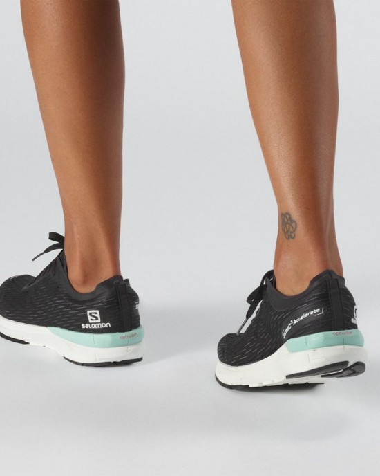 Salomon Sonic 3 Accelerate Trail Running Shoes Black/White Women