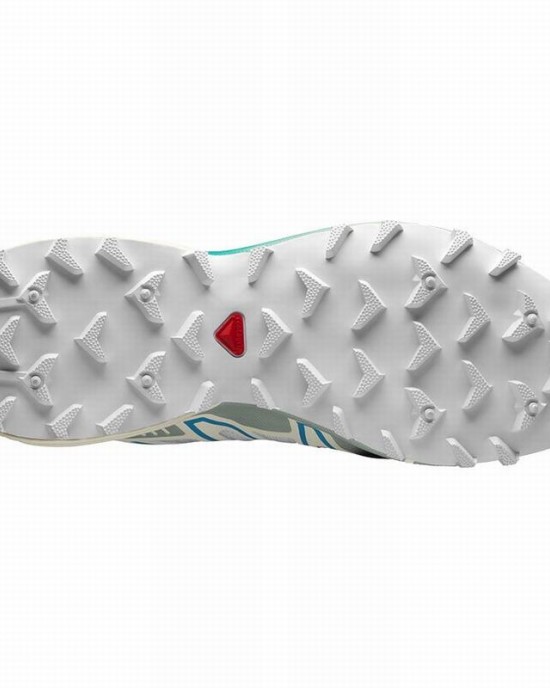 Salomon Speedcross 3 Trail Running Shoes White/Light Turquoise Men