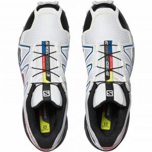 Salomon Speedcross 3 Racing Trail Running Shoes White/Black Men