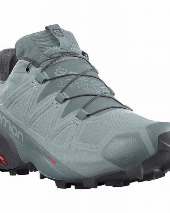 Salomon Speedcross 5 Gore-Tex Trail Running Shoes Green Men Salomon Speedcross 5 Gore-Tex Trail Running Shoes Green Men