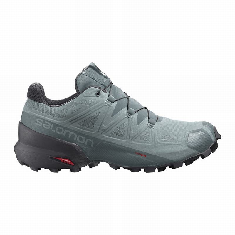 Salomon Speedcross 5 Gore Tex Trail Running Shoes Green Men