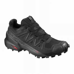 Salomon Speedcross 5 Gore-Tex Trail Running Shoes Black Women
