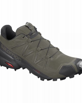 Salomon Speedcross 5 Wide Trail Running Shoes Purple/Black Men
