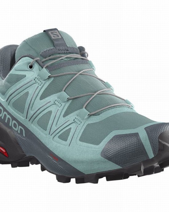 Salomon Speedcross 5 Trail Running Shoes Turquoise Women