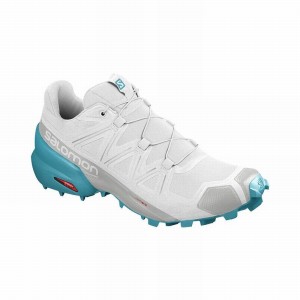 Salomon Speedcross 5 Trail Running Shoes White Women