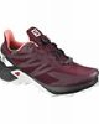 Salomon Supercross Blast Gtx W Trail Running Shoes Burgundy/Black Women