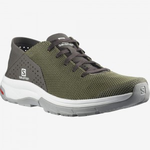 Salomon Tech Lite Hiking Shoes Olive Green Men