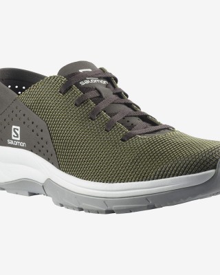 Salomon Tech Lite Hiking Shoes Olive Green Men