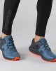 Salomon Ultra/Pro Trail Running Shoes Blue/Red Orange Men