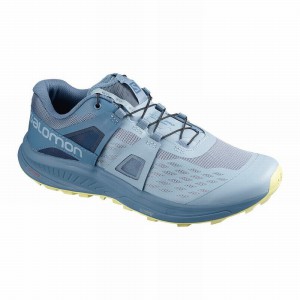 Salomon Ultra W/Pro Trail Running Shoes Grey Blue Women