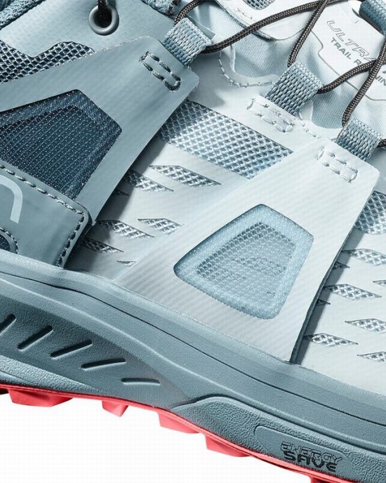 Salomon Ultra W/Pro Trail Running Shoes Grey Blue Grey Women