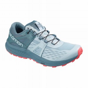 Salomon Ultra W/Pro Trail Running Shoes Grey Blue Grey Women