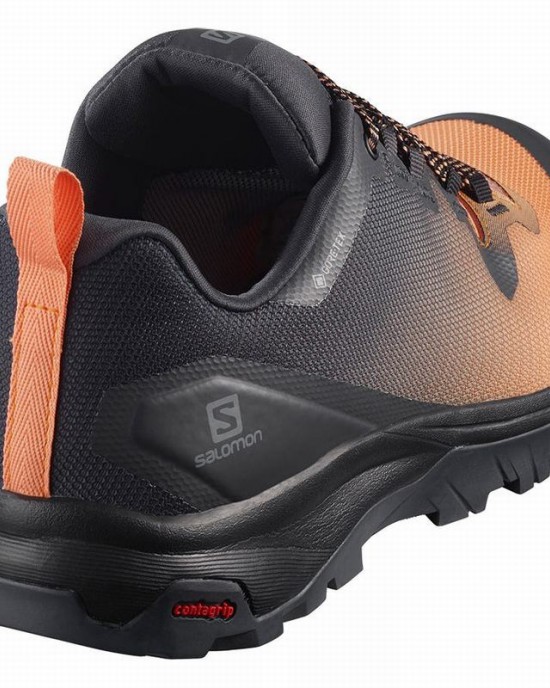 Salomon Vaya Gore-Tex Hiking Shoes Black/Orange Women
